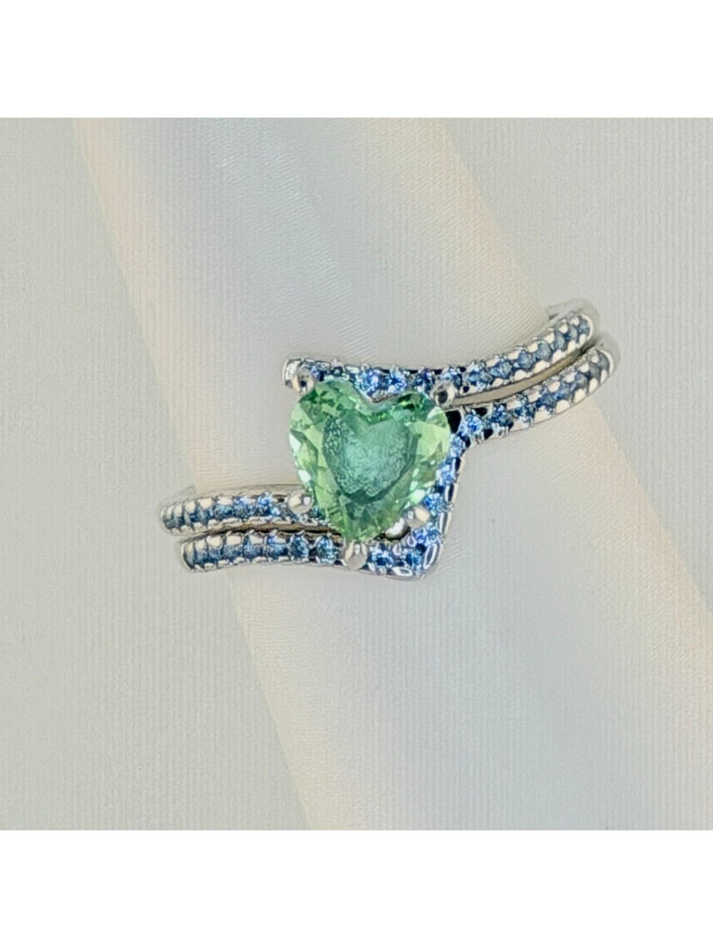 Bomb Party Sz 9 RETRO UNICORN ALERT! Mermaid Treasures 2 pc Heart Ring RBP2182